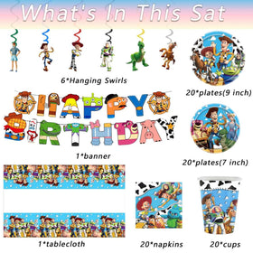 Tihufe Toy Story nine-inch plates ready for main courses