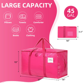 TIIOCTI Pink bags filled with clothes for a smooth move