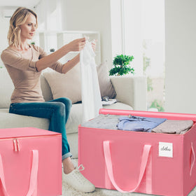TIIOCTI Bubblegum Pink bag helps organize seasonal items at home