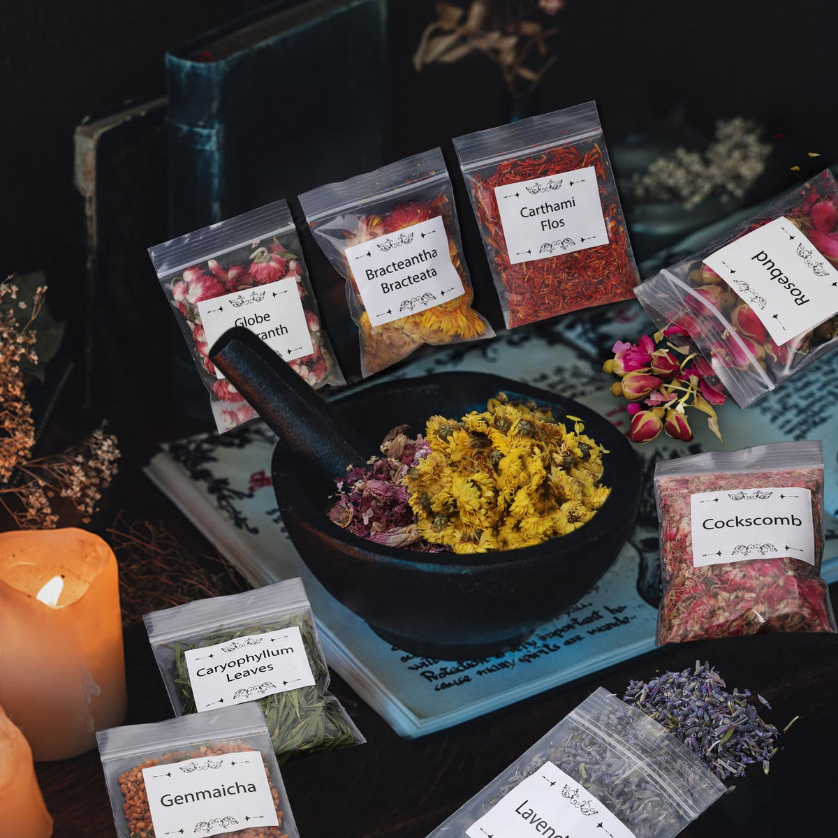 Tikem Kitch lemongrass dried herb for uplifting mood and clarity.