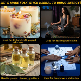 Tikem Kitch rosebud dried flowers for ritual ambiance and soft energy.