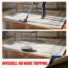 Tikfoam helps keep rugs in place during pet play and daily activity