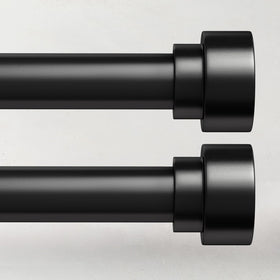 Time Forest 2-pack curtain rod assembly demonstrates quick, secure setup in any room.