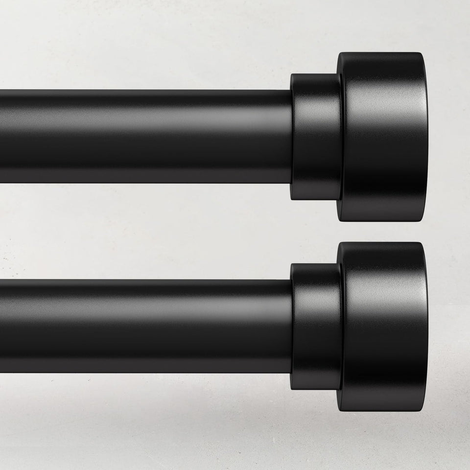 Time Forest 2-pack curtain rod assembly demonstrates quick, secure setup in any room.