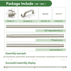 Time Forest packaging includes hardware for quick DIY installation.