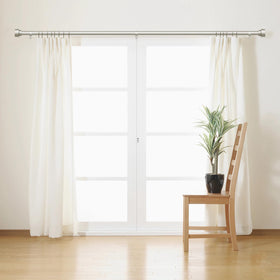 Time Forest wall brackets mounted for secure indoor or outdoor curtain support.