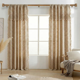 Time Forest heavy-duty 1-inch curtain rod supports thick drapes