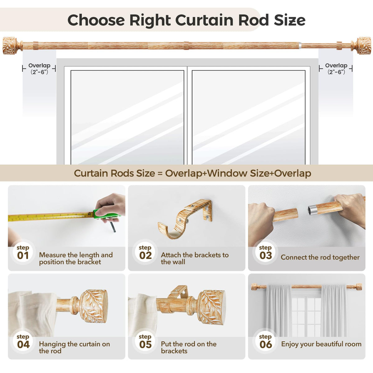 Time Forest outdoor-deck curtain rod complements outdoor spaces.