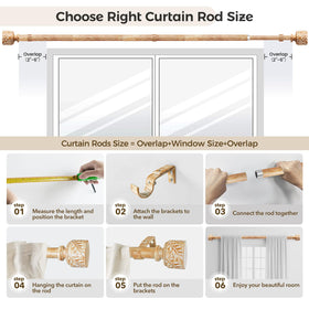 Time Forest outdoor-deck curtain rod complements outdoor spaces.