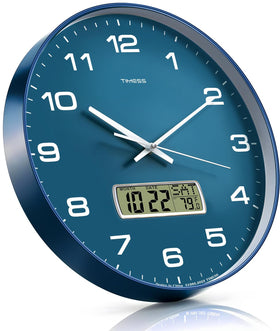 TIMESS battery-operated unit uses 2x AA batteries for reliable timekeeping.