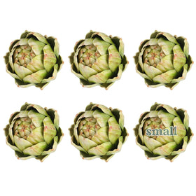 Timgle green artificial artichokes add lasting color to tabletops