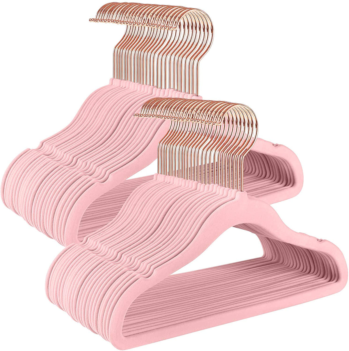 TIMMY velvet baby hanger with non-slip surface preventing slips on delicate fabrics.