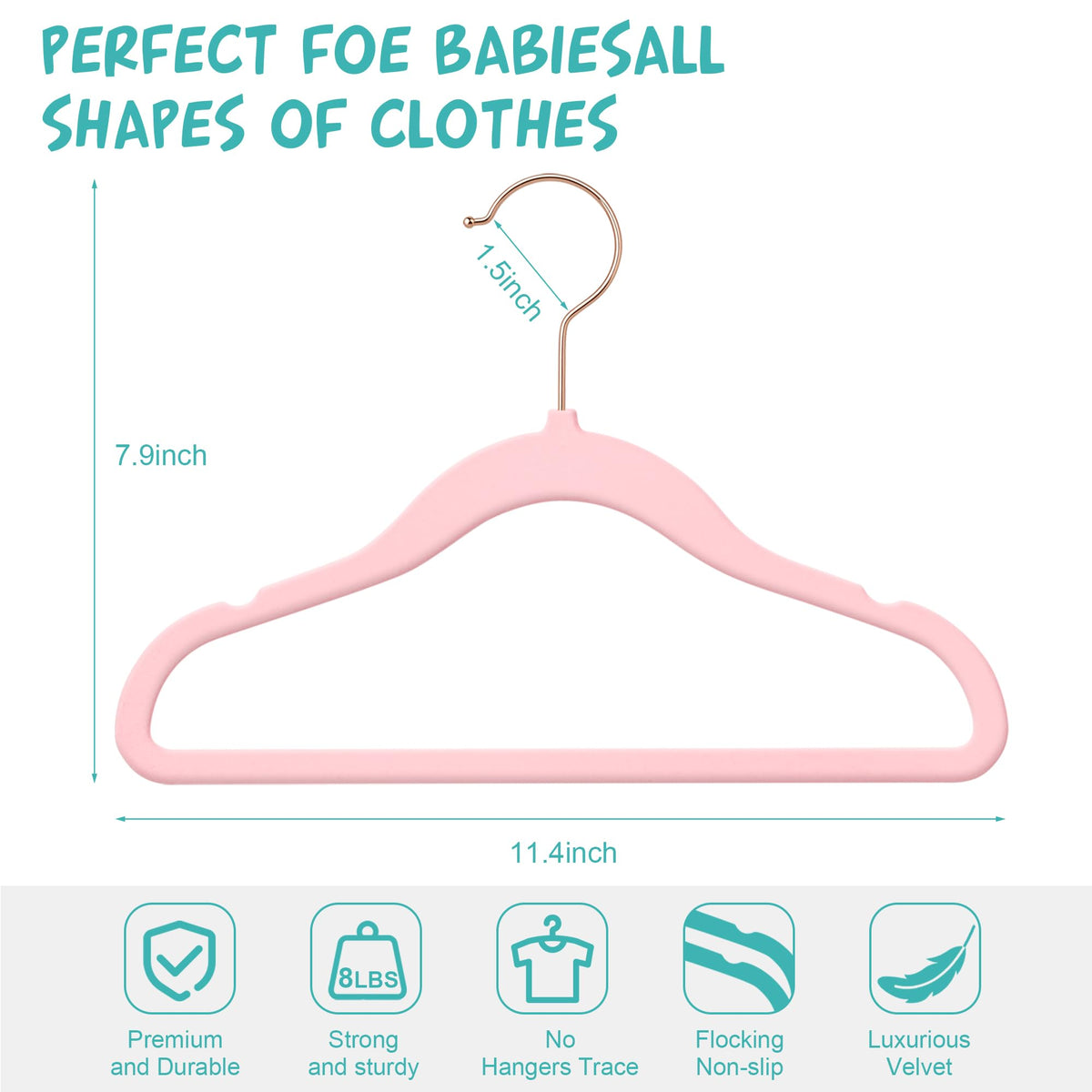 TIMMY ultra-thin velvet hanger saving closet space while organizing outfits.