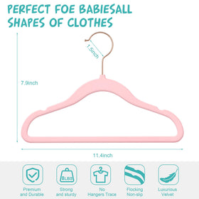 TIMMY ultra-thin velvet hanger saving closet space while organizing outfits.