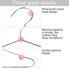 TIMMY ultra-thin profile saves space while supporting garments.