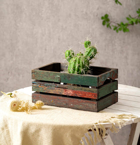 TIMRIS nesting crates storage room, saves space while adding texture.