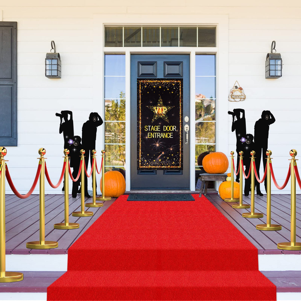 Timtin assembled party setup showing complete event decor