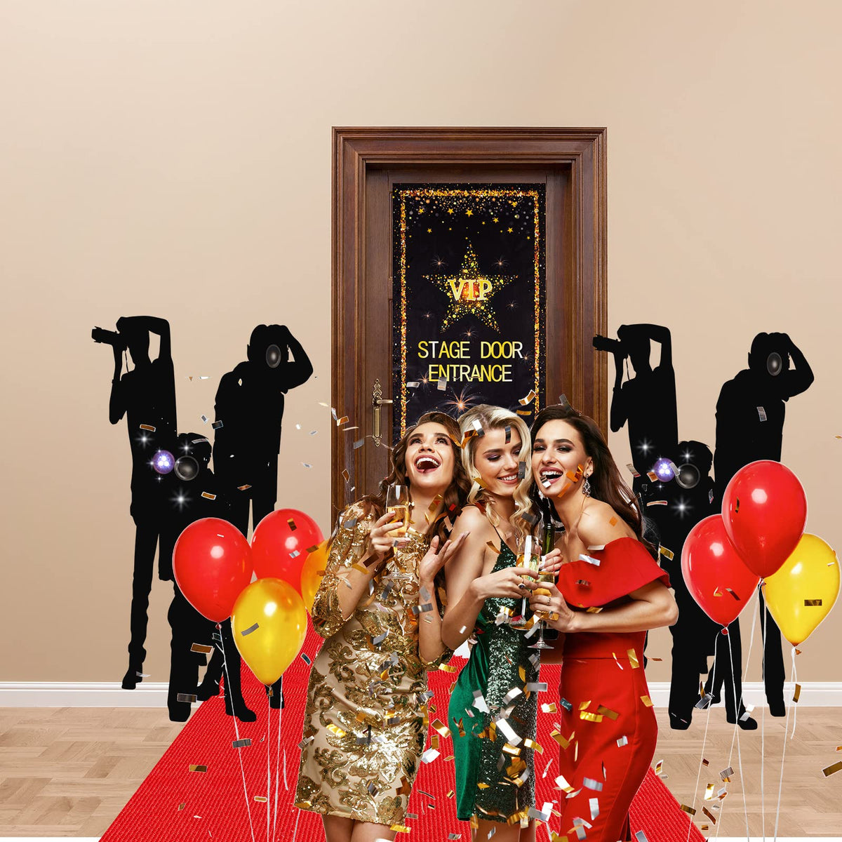 Timtin movie theme backdrop reusable decor for multiple occasions