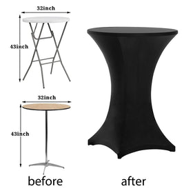 Tina's tablecloth is machine washable for easy post-event cleanup