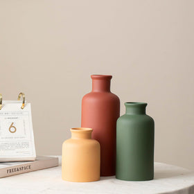 TINCTOTNIC matte-finish vase collection suits Scandinavian or boho spaces.