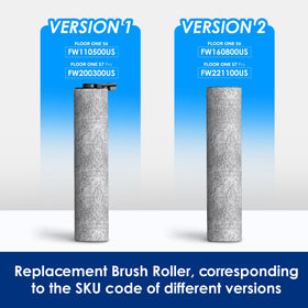 Pull-handle on brush roller for easy maintenance and replacement
