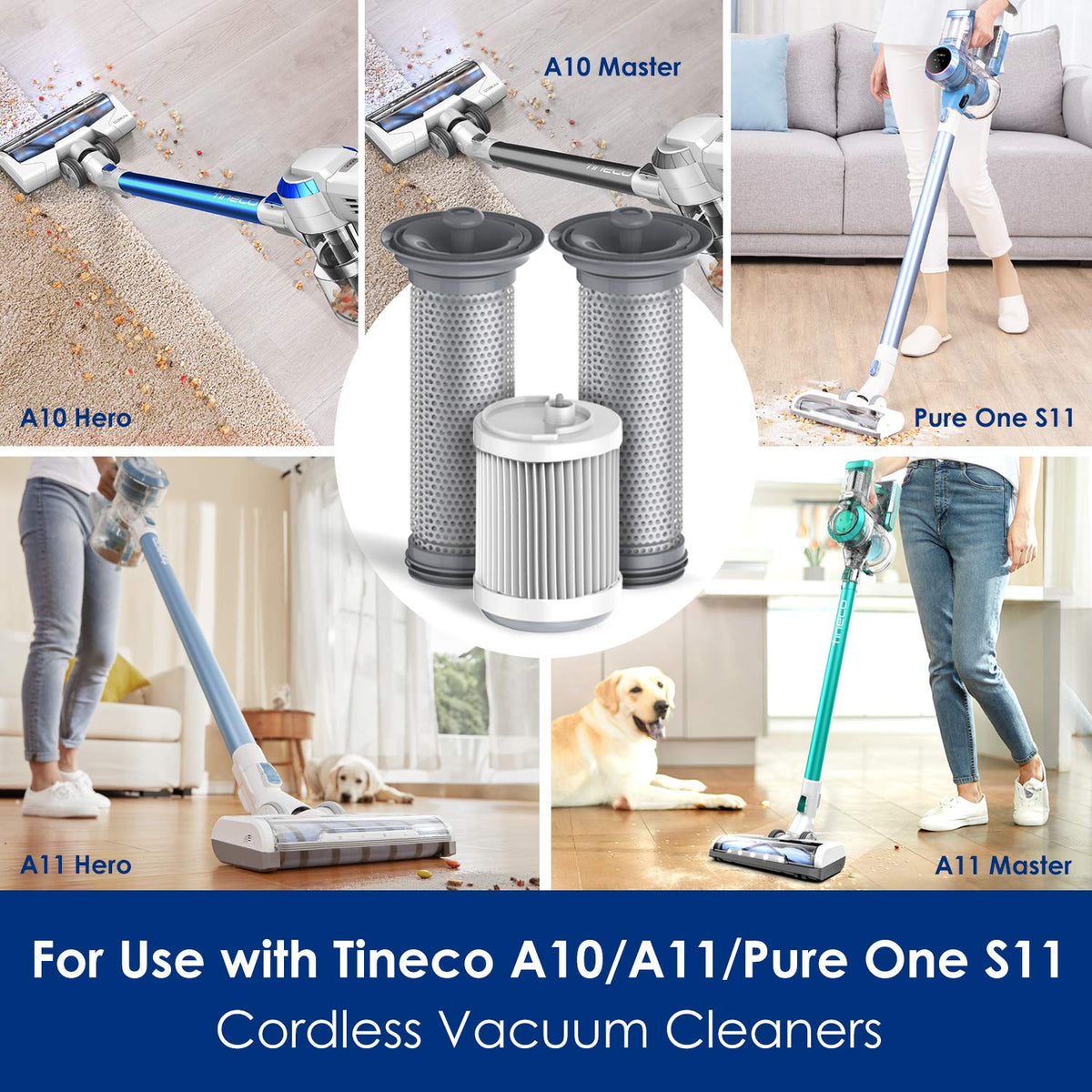 Tineco HEPA filter drying after washing is essential.