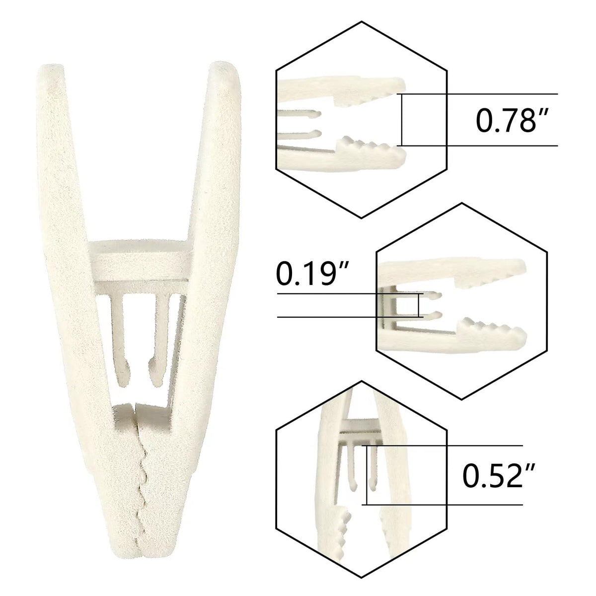 Tinfol velvet clips on a slimline hanger organize outfits neatly