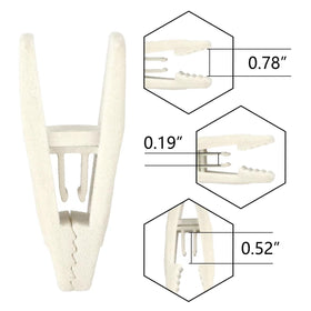 Tinfol velvet clips on a slimline hanger organize outfits neatly