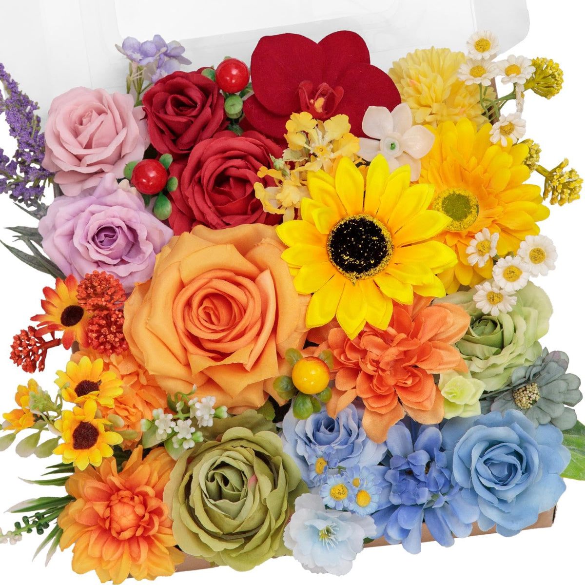 TINGE TIME artificial flowers peony-dahlia blend for elegant home decor