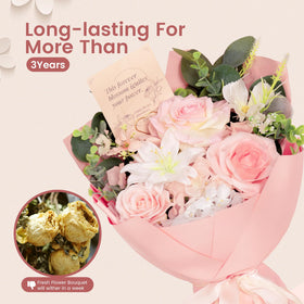 TINGE TIME preserved arrangement, allergy-free and maintenance-free