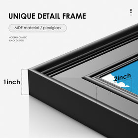 Tinkeps 18x24 wall-mount setup enables easy gallery-style arrangements.