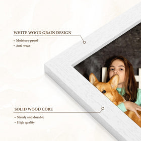 Tinkeps 8x10 frame set9 hanging kickstand enables versatile vertical or horizontal display.