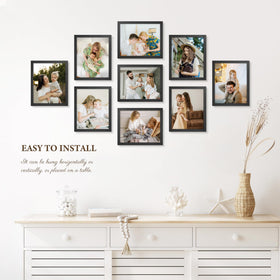 Tinkeps backboard with sawtooth hangers enables quick wall mounting