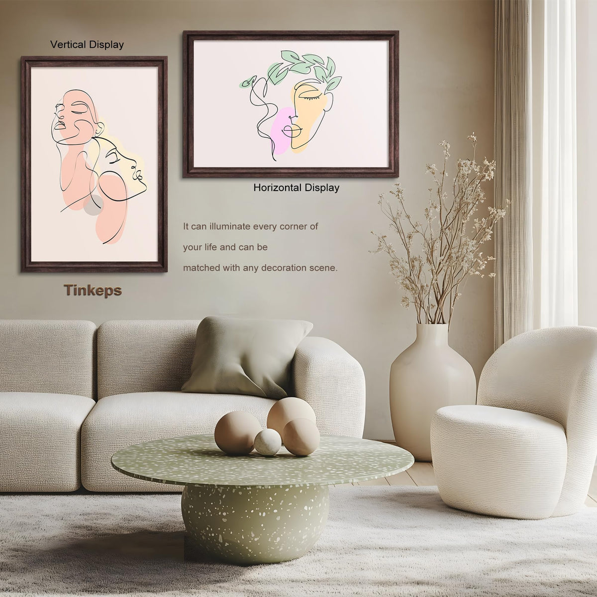 Tinkeps plexiglass clarity protects artwork while preserving sharp colors
