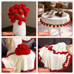 Tinkllicoy gift-ready-rose-blossom-throw presents a thoughtful romantic gift