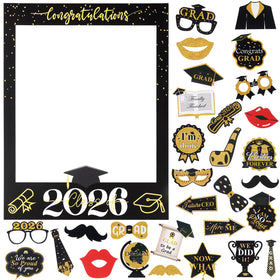 Tinlade 30 graduation props for Class of 2026 selfies and group poses