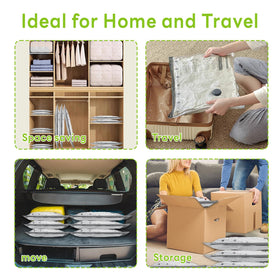 Tinzum luggage space saver helps dramatically reduce suitcase volume.