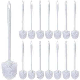 Tioncy 15-piece toilet brush set assembled for powerful bathroom cleaning