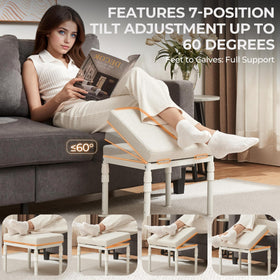 TIOPGHAD plush cushion 2.36 inches provides lasting comfort during long sessions.