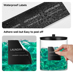 TIPGO 27 minimalist waterproof labels for clean labeling.