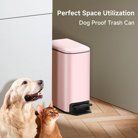 TIPGO compact trash bin suited for bedroom or office spaces