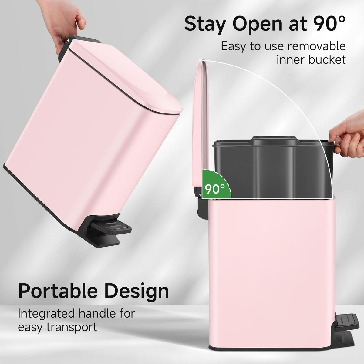 TIPGO lid seals odors and prevents pet access