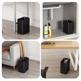TIPGO mini trash bin for office or kitchen, open-top design