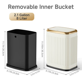TIPGO odor-lock-seal-trash-can keeps smells contained when closed.