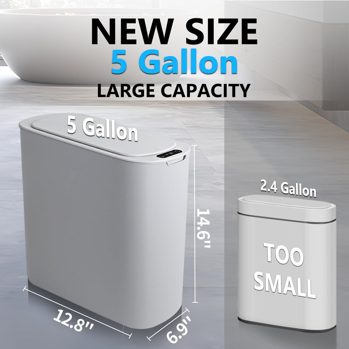 TIPGO odor-sealing lid keeps indoor air fresher.