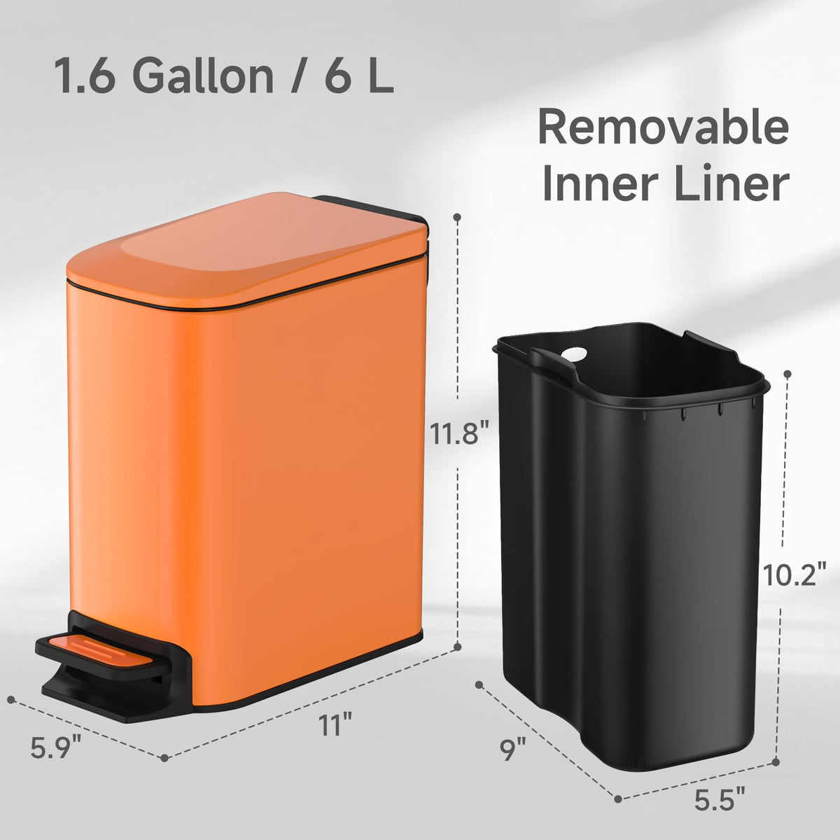 TIPGO pet proof lid prevents curious pets from trash access