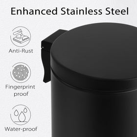 TIPGO silent close lid provides quiet use in bedrooms and bathrooms.