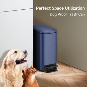 TIPGO Slim 6-liter capacity in navy blue for small spaces