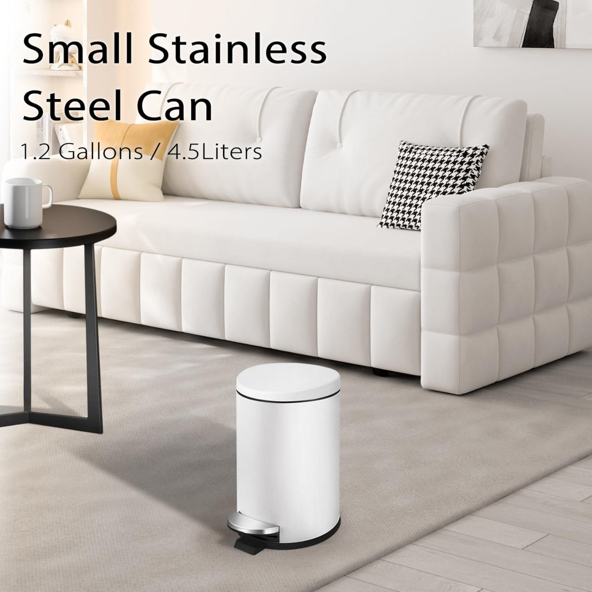 TIPGO compact design fits tight spaces in bathrooms and offices.