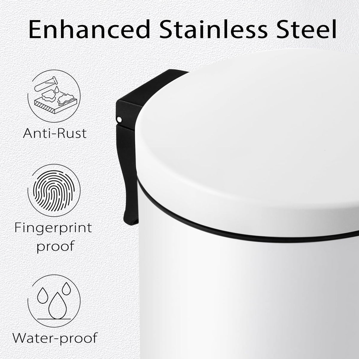 TIPGO odor-seal helps minimize bathroom smells when the lid is closed.